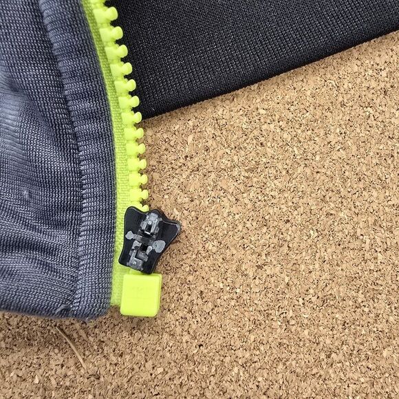 Nike Youth Warm Up Track Jacket Full Zip Up Black & Gray Size Small (A15) - Picture 4 of 10